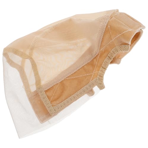 FRCOLOR Mesh-perückenkappe Aus Samt Und Spitze Verstellbare Riemen Bequemes Design Für Lace-front-perücken Ultimativer Komfort Für Ganzen Tag Vielseitig Tragbar Als Stirnband Oder von FRCOLOR