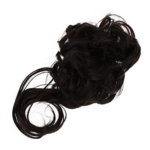 FRCOLOR Messy Bun Haarteil Für Frauen Natürlicher Look Voluminöse Dutt-erweiterung Hitzebeständige Synthetische Für Hochzeiten Partys Und Alltag von FRCOLOR