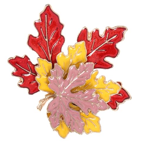 FRCOLOR Metallbrosche Ahornblatt Design Mehrlagige Maple Leaf Anstecknadel für Kleidung Schal und Taschen Modische Dekorative Brosche für Damen und Herren Vielseitiges Accessoire für FRCOLOR Metallbrosche Ahornblatt Design Mehrlagige Maple Leaf Anstecknadel für Kleidung Schal und Taschen Modische Dekorative Brosche für Damen und Herren Vielseitiges Accessoire für von FRCOLOR