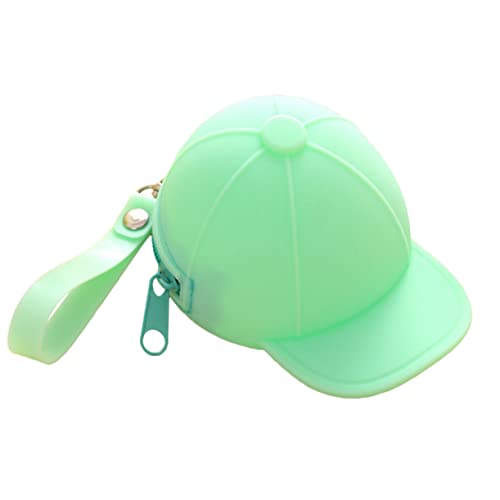 FRCOLOR Mini Baseball Münzbörse Langlebigem Waschbarem Silikon Wasserfestes Farbenfrohes Portemonnaie mit Reißverschluss Niedliches Cartoon Design Kompakte Geldbörse für Mädchen und von FRCOLOR