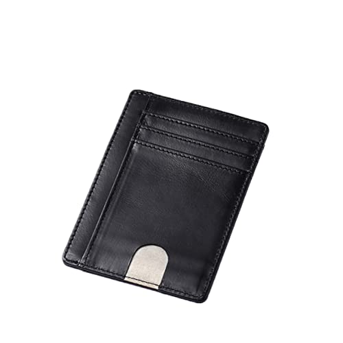 FRCOLOR Schlanke RFID-Brieftasche Für Herren Kreditkartenhalter Mit Diebstahlschutz Taschenschutz Aus Material Slim Wallet Mit Raum Für Karten Und Bargeld von FRCOLOR