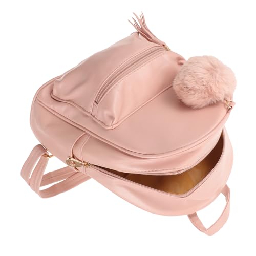 FRCOLOR Minirucksack Aus Plüsch Kleiner Umhängetasche Im Harajuku-Stil Outdoor-Rucksack Für Junge Mädchen Und Jugendliche Mit Verstellbarem Schultergurt Und Leichtgängigem von FRCOLOR