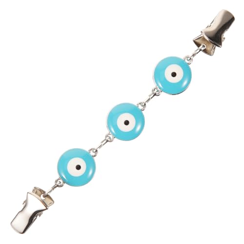 FRCOLOR Modebewusster Damen Pullover Clip mit Evil Eye Design Modischer Metall Cinch Clip für Cardigans und Blusen Einfach zu Tragen Entfernen für Freizeit und Festliche Anlässe von FRCOLOR