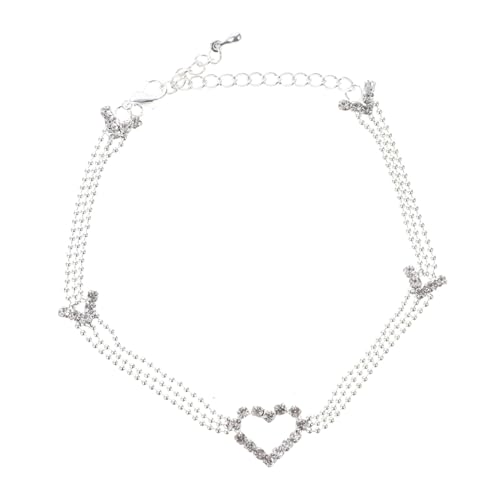 FRCOLOR Modisches Damen Fußkettchen aus Hochwertigem Titansstahl Mehrlagiges O Glied Design Kreatives Praktisches Fußkettchen Vielseitig Kombinierbar und Leicht Tragbar von FRCOLOR