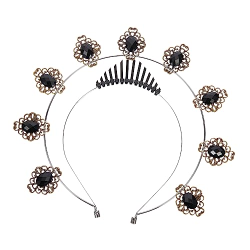 FRCOLOR Glitzernde Krone Haarreifen Mit Strass Für Hochzeiten Partys Und Besondere Anlässe Haardekoration Für Und Mädchen Passend Und Zu Tragen von FRCOLOR