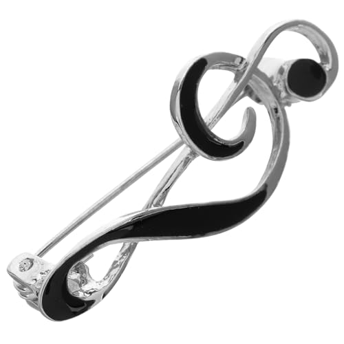 FRCOLOR Musiknoten Brosche Musikbrosche Broschen Im Anstecknadelstil Mit Musikmotiv Für Damen Revers Stilvolle Anzugnadel Kleiderzubehör Musiknoten Brosche Schmuck Aus von FRCOLOR