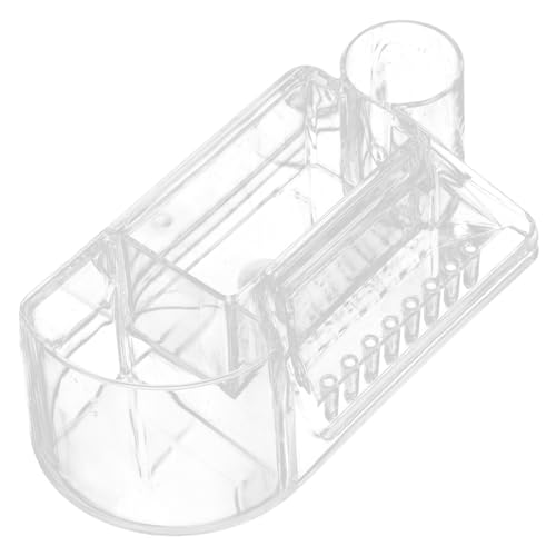 FRCOLOR Nagelbohrer Aufbewahrungsbox aus Pc Material Transparenter Organizer für Nagelfräser und Polierköpfe Tragbar und Platzsparend für Nagelstudios und Heimgebrauch von FRCOLOR