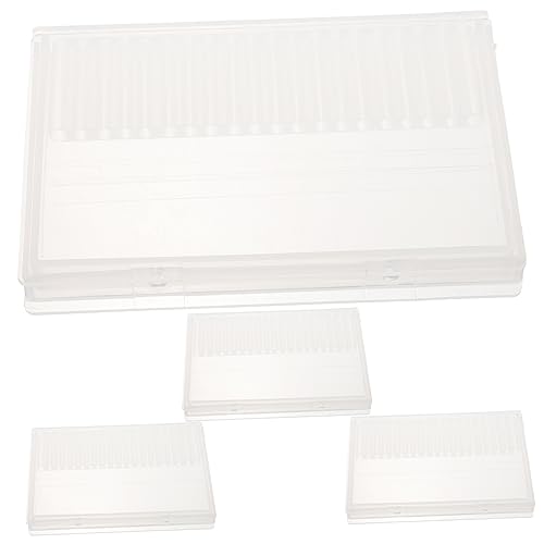 FRCOLOR 4stücke Nagelbohrerhalter Organizer Mit Mehrfachlöchern Für Nagelbohrerbits Aufbewahrungsbox Aus Hochwertigem Material Für Salon Und Zuhause von FRCOLOR