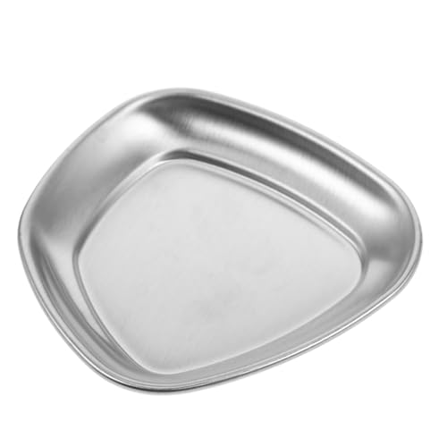 FRCOLOR Edelstahlboxen Für Nagelwerkzeuge Durchsichtige Kleine Edelstahlbehälter Aufbewahrungsbehälter Für Nagelzubehör Nagel-organizer-schale Nagelwerkzeug-schale Behälter Für von FRCOLOR