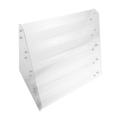 FRCOLOR Nagelkunst Lippenstift -displayständer Brillenständer Nagelorganisator Make-up-organizer-rack Make-up-ständer Lippenstiftrohrhalter Nagellack-präsentationsständer Transparent Acryl von FRCOLOR