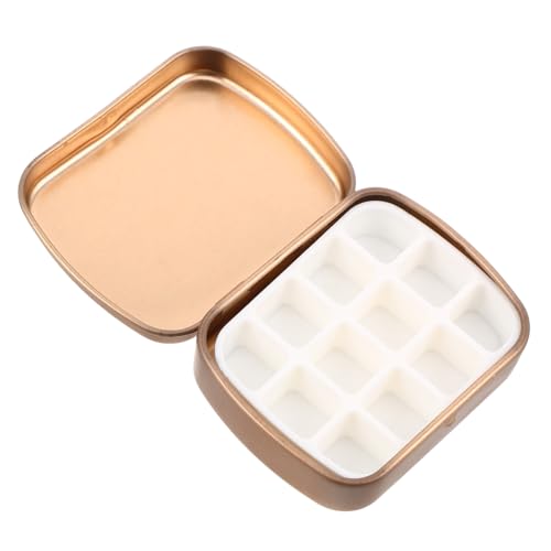 FRCOLOR Nail Polish Palette Tray Leere Nagellack-organizer Mit Fächern Aufbewahrungsbox Für Gel-nagellack Design Roségold Für Zuhause Und von FRCOLOR