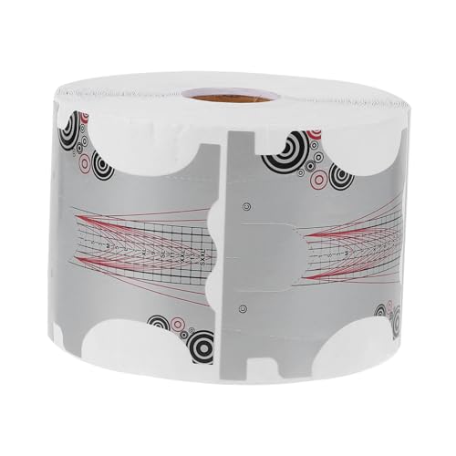 FRCOLOR Nail Art Kit 500 Blätter Gel Form Aufkleber Nagel Tipps Guide Art Nagel Verlängerung Papier Heimgebrauch von FRCOLOR