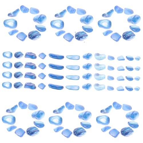 FRCOLOR Nail Art Zubehör Set mit Bunten Schalen und Unregelmäßigen Premium Maniküre Handwerksmaterialien für Diy Nageldesign für und Damen von FRCOLOR