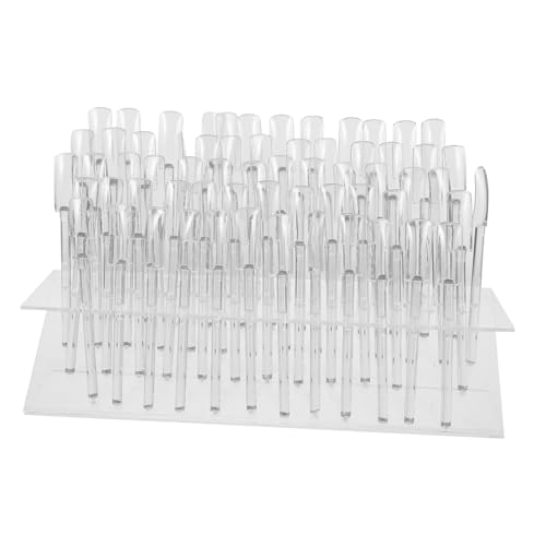 FRCOLOR Nail Polish Display Rack Z Form Kompakt Tragbar Nagellack Organizer Für Nagelstudios Zuhause Mit Farbkarte Für Nail Art Practice Sticks von FRCOLOR