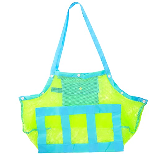FRCOLOR Netz-Strandtasche Groß Strandtasche Aus Mesh Für Spielzeug Handtücher Kleidung Strandbeutel Für Camping Reisen Picknick Und Outdoor-aktivitäten von FRCOLOR