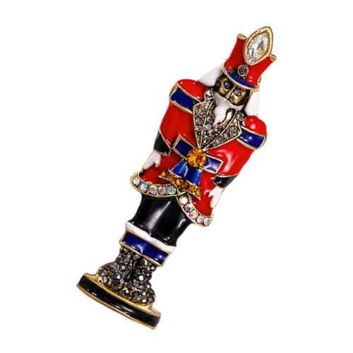 FRCOLOR Niedliche Dekorative Soldaten Brosche Langlebiger Zinklegierung Anstecknadel für Kleidung und Schals Vielseitiges Accessoire für Besondere Anlässe von FRCOLOR
