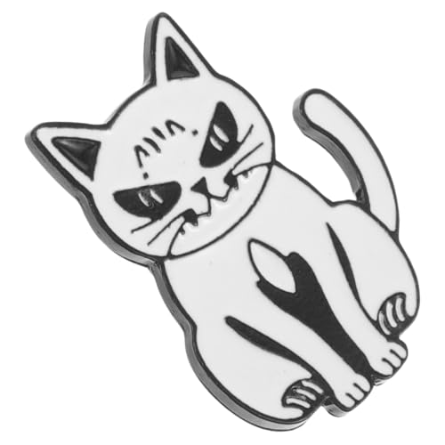 FRCOLOR Niedliche Katzenbrosche aus Langlebiger Legierung Cartoon anstecknadel für Rucksäcke Kleidung und Taschen Vielseitiges Modisches Accessoire für Damen und Jugendliche von FRCOLOR
