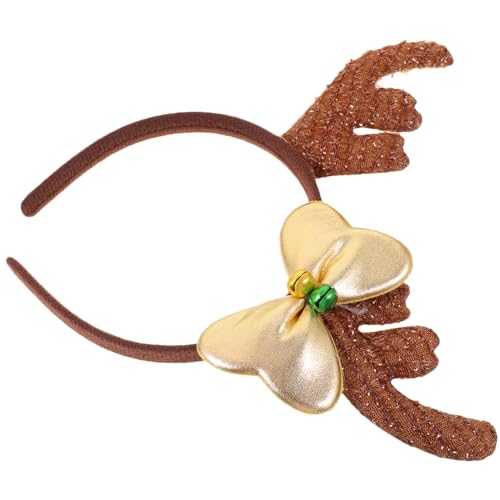 FRCOLOR Cute Weihnachtsgeweih Haarreif Für Damen Festliches Antler Stirnband Für Weihnachten Und Cosplay Leicht Und Accessoire Für Partys Und von FRCOLOR