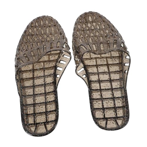 FRCOLOR Non-slip-sommer-slipper Transparente Geleeschuhe Mit Hohlem Design Für Duschstrandbecken Im Innen- Und Außenbereich von FRCOLOR