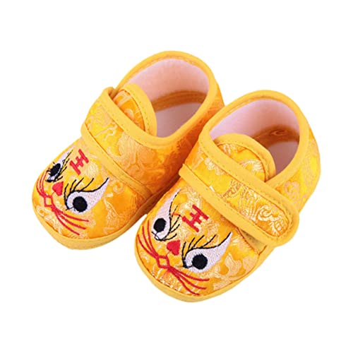 FRCOLOR Nonslip Lauflernschuhe Weiche Sohle Warme Tigerkopf Babyschuhe Atmungsaktiv Für Neugeborene Monate von FRCOLOR