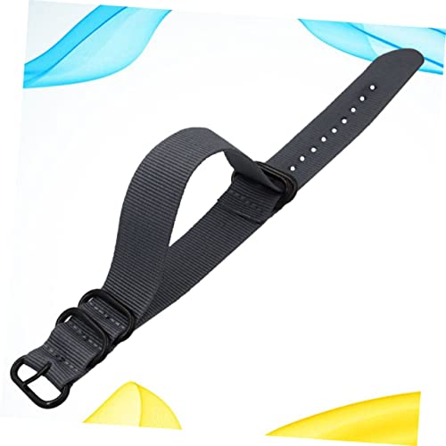 FRCOLOR Nylon Canvas Uhrenarmband Verstellbares Robustes Ersatzarmband für Herren und Damen Komfortables Strapazierfähiges Armband für Smartwatch und Klassische Uhren von FRCOLOR