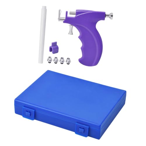 FRCOLOR Ohrlochstecher Werkzeug Sicheres Ohrlochstechen Für Frauen Piercing Tool Mit Spiegel Und Markierung Für Einfache Anwendung Und Präzise Ergebnisse von FRCOLOR