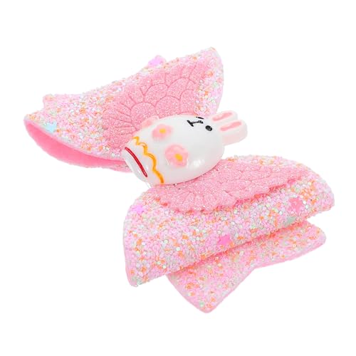 FRCOLOR Sparkly Bunny Hair Clips Mit -bow Für Mädchen Süße Ostern Haarschmuck Für Geburtstagsfeiern Und Schulveranstaltungen Langlebige Und Auffällige Accessoires Für Mädchen von FRCOLOR