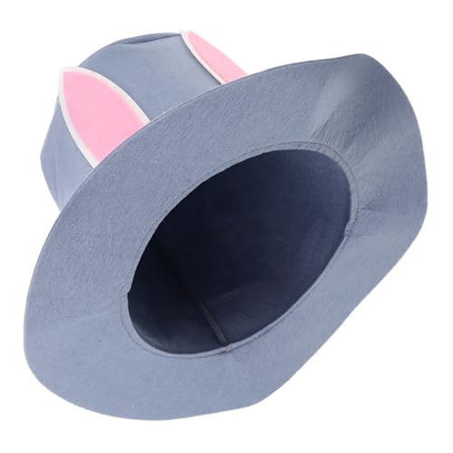 FRCOLOR Ostern-filz-high-hat Neuartiges Accessoire Für Das Obere Ohr Hut Mit Hasenohren Kaninchen-topper-plüsch-hut Kostüm Cosplay Kleid Hasenohren Stirnband Kaninchenohrstirnband Gefühlt von FRCOLOR