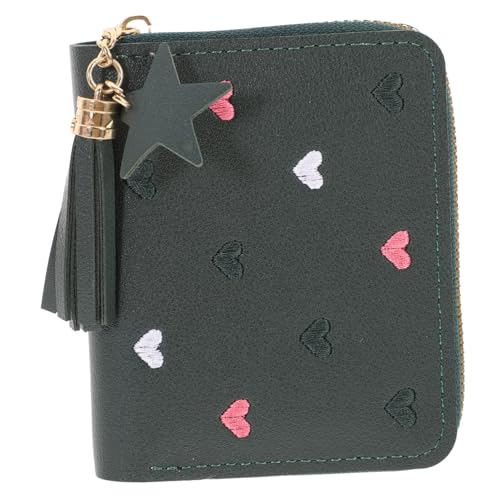 FRCOLOR Damen Cartoon Geldbörse PU Kleiner Kartenetui Reißverschluss Münzfach Süßes Design für Besondere Anlässe von FRCOLOR