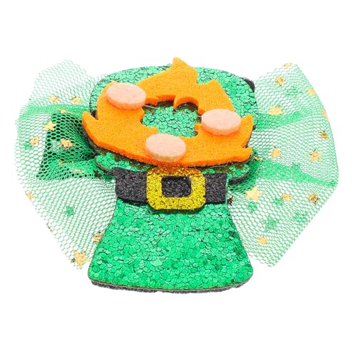 FRCOLOR Patricks Day Kostüme Kleeblatt Hutband Irische Kopfbedeckung Party Haarnadel Mesh Kopfbedeckung Für Frauen von FRCOLOR