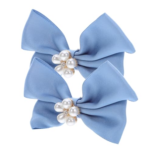 FRCOLOR Perlen-schuhanhänger Mit Schleife Abnehmbare Charm-schnallen Für Brautschuhe Mit Hohen Absätzen Legierungsmaterial Hochzeitsdekorationen Und Diy-schuhdekoration von FRCOLOR