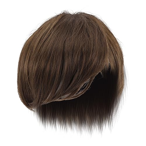 FRCOLOR Kurze Perücke Für Männer Haarteil Aus Echthaar Helle Kurzhaarperücke Für Alltag Und Partys von FRCOLOR