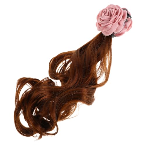 FRCOLOR Perücke Lockiges Haar Gürtel Feuerzeuge Werkzeuge Zur Dekorative Perücken Etikettenaufkleber Dekoration Fransenperücken Mädchen-werkzeuge Perücken Plastik von FRCOLOR