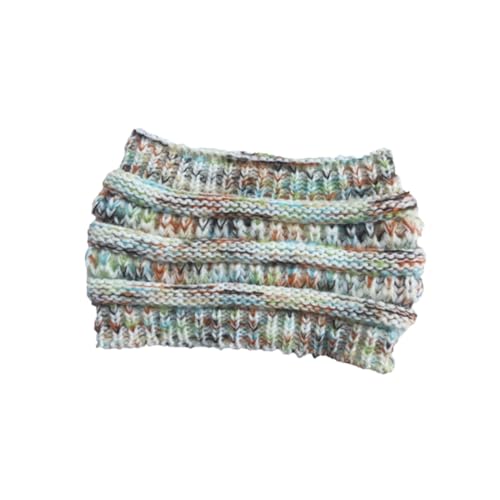 FRCOLOR Buntes Weiches -pferdeschwanz-haarband Modischer Hut Für Outdoor-aktivitäten Atmungsaktive Wollmütze Weiß Mit Bunten Punkten Für Camping Und Freizeit von FRCOLOR