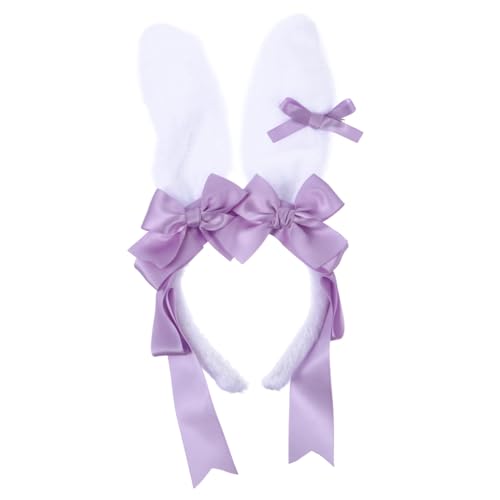 FRCOLOR Charmantes Haar-accessoires Stirnband Mit Schleife Ohr-haarreif Für Jungen Und Mädchen Erwachsene Party Cosplay Ostern Halloween von FRCOLOR