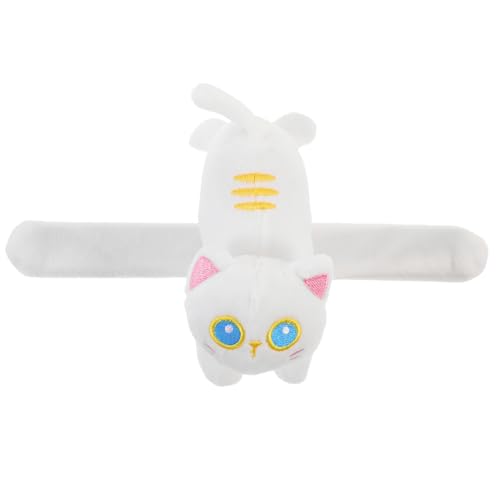 FRCOLOR Katzen Plüscharmband für Kinder Tiermotiv Schlagarmband Partyzubehör für Geburtstagsfeiern Halloween Weihnachten von FRCOLOR