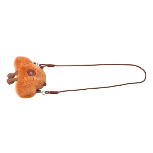 FRCOLOR Plüsch Schultertasche für Mädchen Weiche Niedliche Kuscheltier Umhängetasche für Schule Reisen und Freizeit Stylische Multifunktionale Kindertasche von FRCOLOR