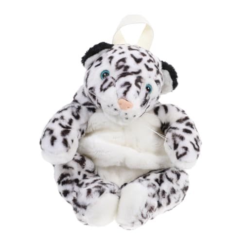 FRCOLOR Plüsch Tier Rucksack Für Junge Mädchen Cartoon Tasche Leopard Design Aufbewahrungsrucksack Für Draußen Oder Unterwegs Als Schulrucksack Und Reisegepäck Geeignet von FRCOLOR