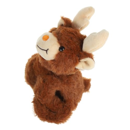 FRCOLOR Plüsch Weihnachts-schnapparmband Rentier Motiv Weihnachtliches Partyzubehör Robustes Bequemes Armband als Mitgebsel für Xmas Feiern von FRCOLOR