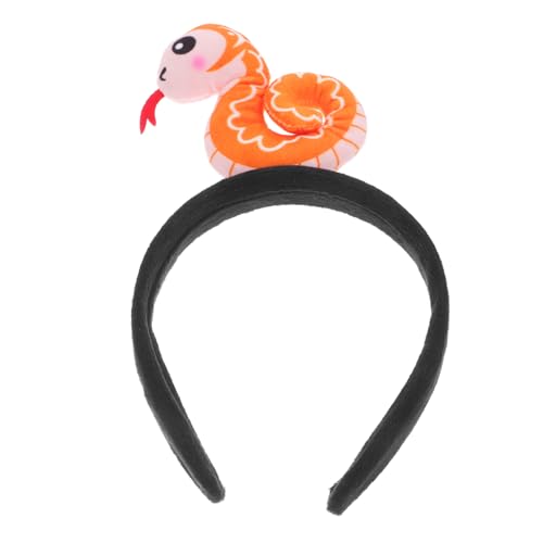 FRCOLOR Plüsch-schlangen-stirnband Schlangenkostüm Haarreif Aus Stofftier Für Halloween-partys Und Kostümauftritte Mit Elastischem Design Für Bequemes Tragen von FRCOLOR