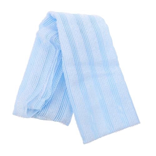 FRCOLOR Portable Exfoliating Back Scrubber Doppelseitiges Badetuch für Körperpeeling für Tägliche und Massage Platzsparend und Leicht zu Reinigen Blau von FRCOLOR