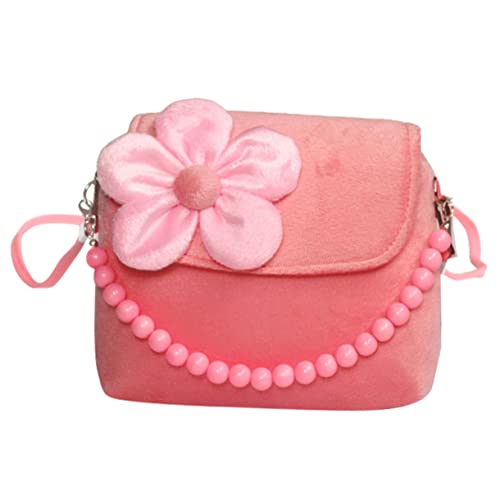 FRCOLOR Prinzessin Tasche Crossbody-umhängetasche Portemonnaie Geldbörsen Mit Rundum-reißverschluss Für Damen Kartengeldbörse Schulter Wolle Kleine Veränderung Aufbewahrungstasche Mädchen von FRCOLOR