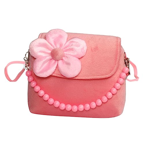 FRCOLOR Prinzessin Tasche Süße Einkaufstasche Münzbeutel Für Kleine Mädchen Umhängetasche Für Mädchen Handy-Crossbody-geldbörse Für Frauen Schulter Wolle Dreidimensional Baby Karte von FRCOLOR