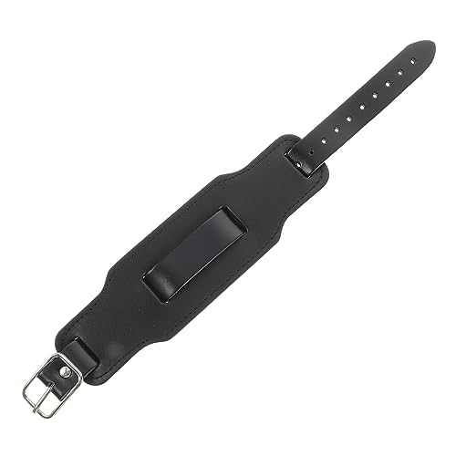 FRCOLOR Punk Herren Armband PU Verstellbares Handgelenkschmuckstück Einzigartiges Design für Motorradfahrer Biker Street Dancer Modisches Accessoire für Männer von FRCOLOR