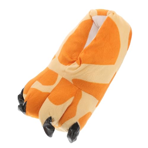 FRCOLOR Pyjamas Schuhe Plüschschuhe Kawaii Giraffe Hausschuhe Weiche Indoor Boden Hausschuhe Giraffe Kostüm Erwachsene Süße Tier Tier Füße Polyester von FRCOLOR