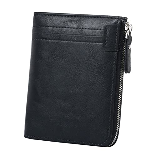 FRCOLOR Kreditkarten Portemonnaie Herren Mit RFID Schutz Reißverschlussetui Für Männer Geldbörse Mit Organizer Für Kreditkarten Personalausweis Bargeld Business Und Alltag von FRCOLOR