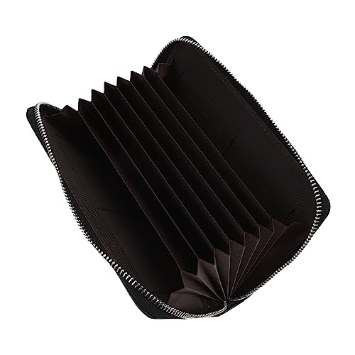 FRCOLOR RFID Kartenetui Hochwertigem PU Großes Multi Karten Slot Wallet für Damen für Schule Shopping Reisen mit Reißverschluss Leicht Strapazierfähig von FRCOLOR