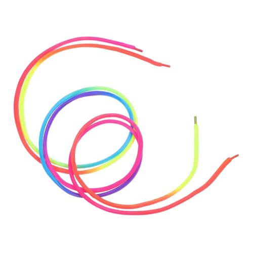 FRCOLOR Regenbogen Schnürsenkel Dicke Runde Schnürsenkel für Sneakers Stylische in Regenbogenfarben für Sportschuhe und Segeltuchschuhe für Jungen und Mädchen FRCOLOR Regenbogen Schnürsenkel Dicke Runde Schnürsenkel für Sneakers Stylische in Regenbogenfarben für Sportschuhe und Segeltuchschuhe für Jungen und Mädchen von FRCOLOR