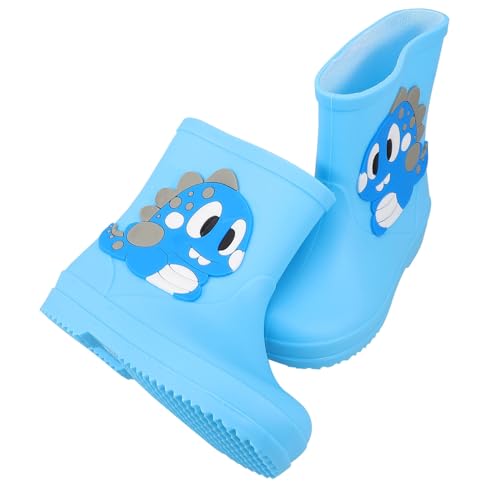 FRCOLOR Regenstiefel PVC Leicht Rutschfest Niedrig Kurzschaft Für Jungen Mädchen Outdoor Spielplatz von FRCOLOR