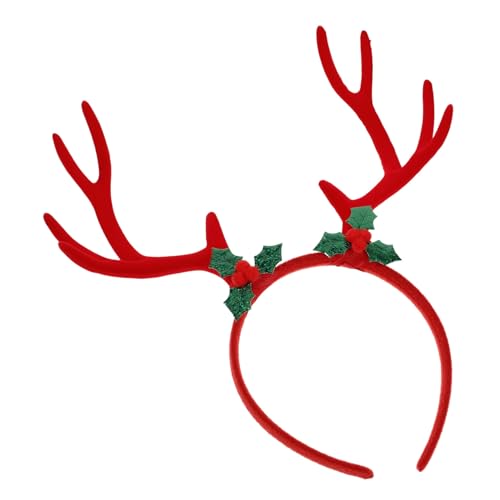 FRCOLOR Rehhorn-stirnband Aus Weichem Flockmaterial Realistisches Geweih-design Für Tier-stirnbänder Passend Als Geweihkostüm Und Geweih-kopfschmuck Verstellbar Für Geweih-optik von FRCOLOR